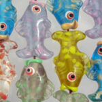 Multi Color Fish Glass Beads