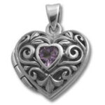 Filigree Heart Prayer Box