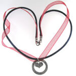 Affirmation Pendant Blue Silk