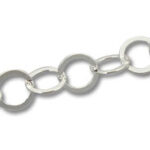 Silver Circle Link Chain