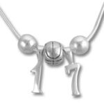 Basketball Spacer Bead