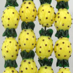 Pineapple Glass Beads