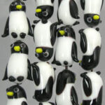 Penguin Glass Beads