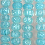 Round Lampwork Multi Spiral Beads