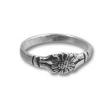 Single Daisy Silver Ring