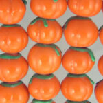 Pumpkin Orange Glass Beads