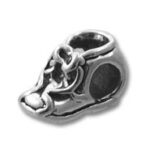 Spacer Bead shaped as Baby Shoe