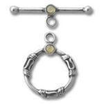 Large Toggle with Citrine Stone