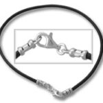 8" Greek Leather Bracelet