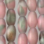 Oval Colorful Glass Beads