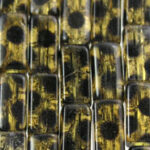 Rectangular Spotted Glass Beads