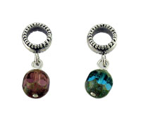 Spacer Bead with 8mm Glass