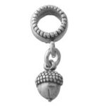 Beaded Spacer Bead with Acorn Nut