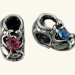 Baby Shoes Spacer Bead