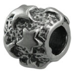 Stars and Crescent Moon Spacer Bead