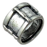 Spacer Bead shaped as Drum