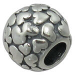 Spacer Bead with Hearts
