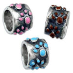 Enamel Paws Spacer Bead