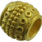 Round Vermeil Spacer Bead