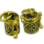 Gold Vermeil Round Prayer Box