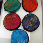 Oriental Scenery Embroidery Jewelry Zipper Bags