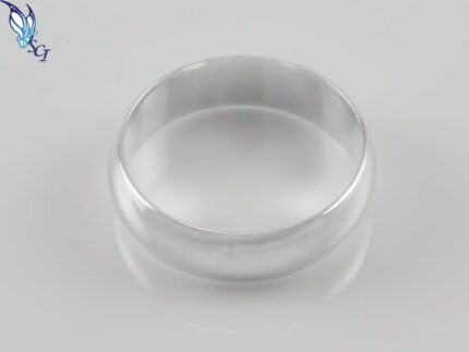 6mm Plain Silver Ring for Stamping