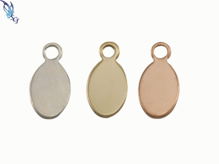 Silver 11mm Oval Stamping Blank