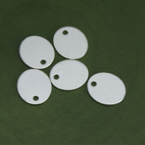 Silver 7mm Oval Stamping Blank