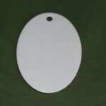 Silver 27mm Oval Stamping Blank