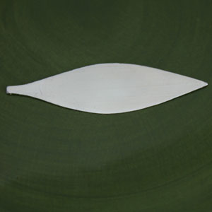 Silver Leaf Stamping Blank