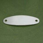 Silver 19mm Oval Stamping Blank