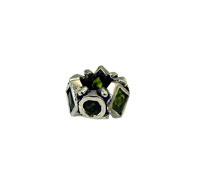 Peridot Cubic Zirconia Spacer Bead Peridot Cubic Zirconia Spacer Bead