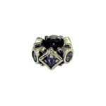 Clear Cubic Zirconia Spacer Bead