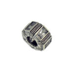 Clear Rectanglar Cubic Zirconia Spacer Bead