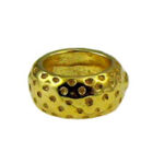 Round Dotted Vermeil Spacer Bead