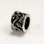 Grapes With Vine Design Spacer Bead