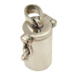 Plain Cylinder Prayer Box Charm