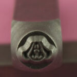 6mm Dog Face Design Stamp