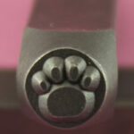 6mm Paw Print Design Stamp