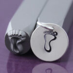 6mm Left Foot Design Stamp Tool