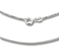 1.2mm Sterling Silver Box Chain