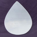 Silver Teardrop Stamping Blank