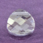 Silver Shade Crystal Briolette