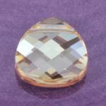 Golden Shadow Briolette Crystal