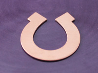 Copper Horseshoe Stamping Blank