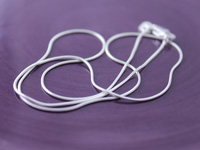 Sterling Silver Thin Snake Chain