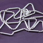 18" Sterling Silver 3 + 1 Chain