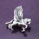 Sterling Silver 3D Pegasus Charm