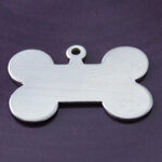 Silver Dog Bone Stamping Blank
