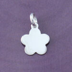 Sterling Silver Flower Stamping Disc